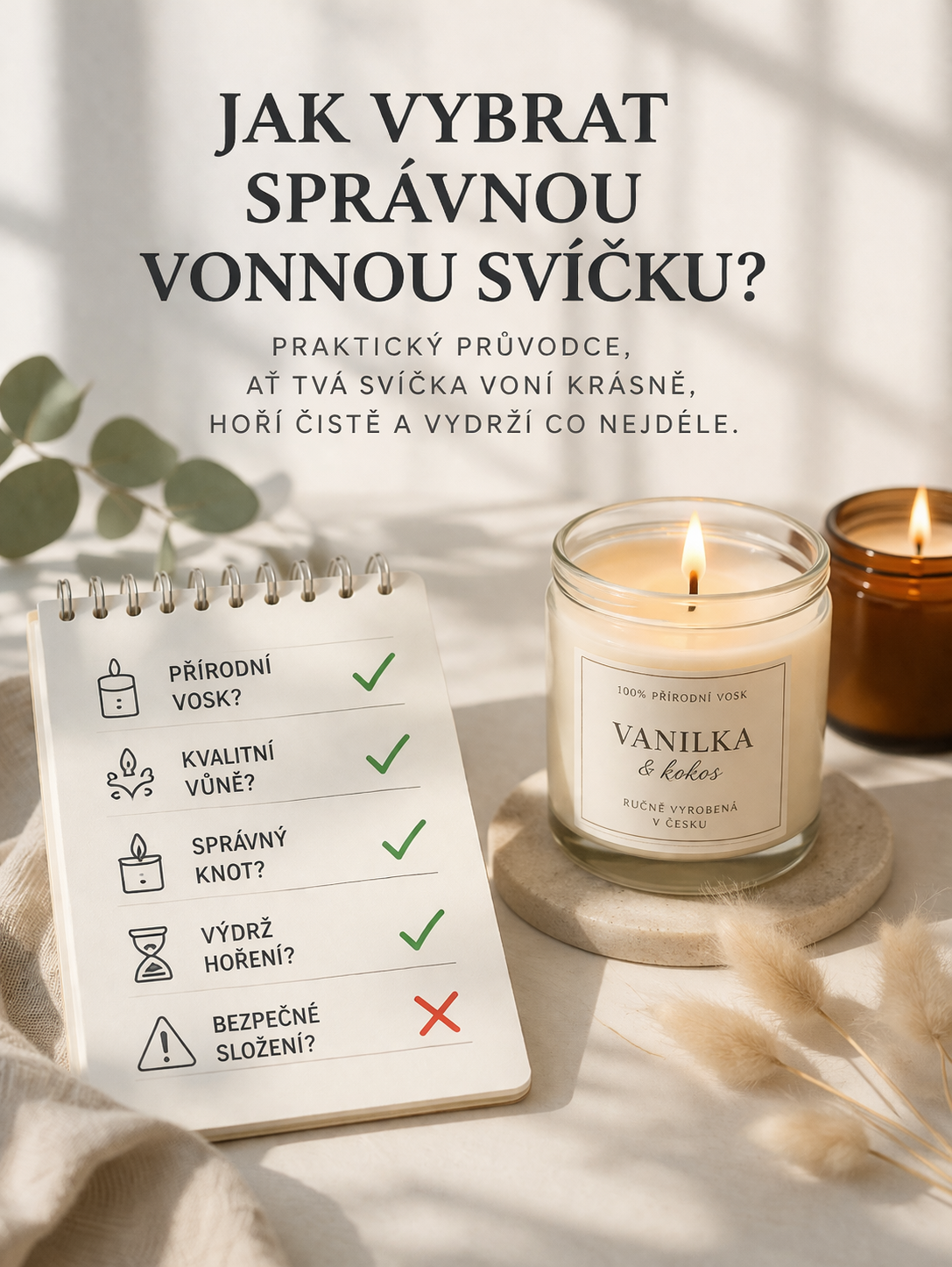 Proč zvolit sojový vosk místo parafínu?